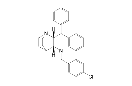 cis-2-(Diphenylmethyl)-N-[(4-chlorophenyl)methyl]-1-azabicyclo[2.2.2]octan-3-amine