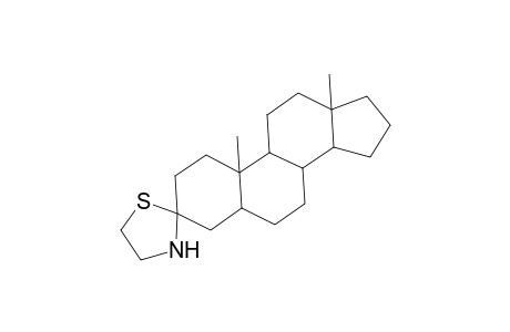 Spiro[androstane-3,2'-thiazolidine], (5.alpha.)-