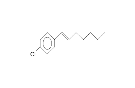 trans-1-(4-Chloro-phenyl)-1-heptene