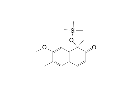 7-METHOXY-1,6-DIMETHYL-1-TRIMETHYLSILANYLOXY-1H-NAPHTHALENE-2-ONE