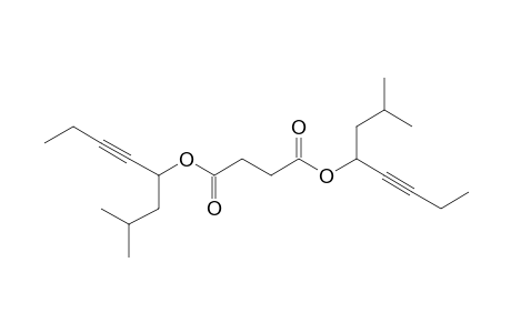 Succinic acid, di(2-methyloct-5-yn-4-yl) ester