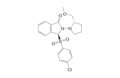 (3S)-3-(4-Chlorobenzenesulfonyl)-2-((S)-2-methoxymethylpyrrolidin-1-yl)-2,3-dihydro-1H-isoindol-1-one