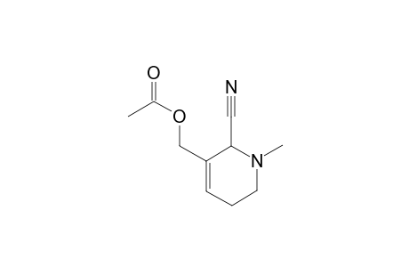 (2-CYANO-1-METHYL-1,2,5,6-TETRAHYDRO-3-PYRIDYL)-METHYL-ACETATE