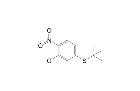 5-(Tert-butylthio)-2-nitro-phenol