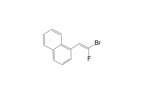 1-Bromo-1-fluoro-2-(1-naphthyl)ethene