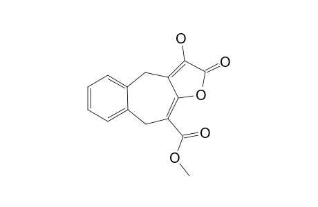 4,7-Dihydro-8-methoxycarbonyl-3-hydroxy-5,6-benzo[e]cyclohepta[b]furan-2-one