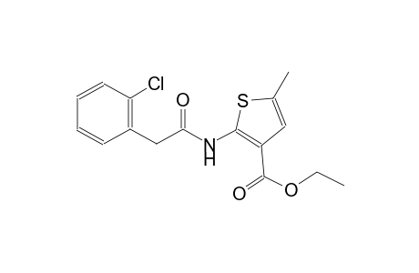 ethyl 2-{[(2-chlorophenyl)acetyl]amino}-5-methyl-3-thiophenecarboxylate