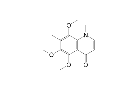 5,6,8-Trimethoxy-1,7-dimethyl-4(1H)-quinolinone