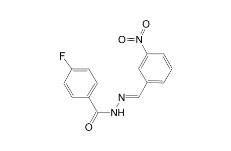 4-Fluoro-N'-[(E)-(3-nitrophenyl)methylidene]benzohydrazide