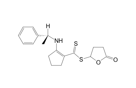 (4R) and (4S)-4,5-Dihydro-4-{[2'-((R)-N-.alpha.-methylbenzylamino)-1'-cyclopenten-1'-yl](thiocarbonyl)thio}-2(3H)-furanone