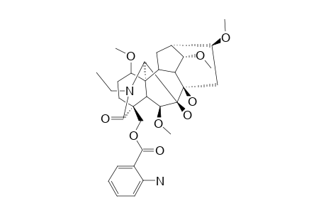 19-OXO-ANTHRANOYLLYCOCTONINE