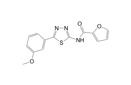 N-[5-(3-methoxyphenyl)-1,3,4-thiadiazol-2-yl]-2-furamide