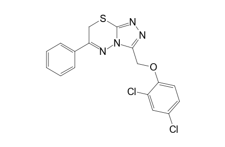 3-((2,4-Dichlorophenoxy)methyl)-6-phenyl-7H-[1,2,4]triazolo[3,4-b][1,3,4]thiadiazine