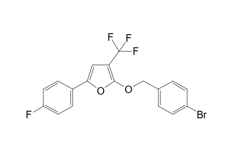 2-(4-BROMOBENZYLOXY)-5-(4-FLUOROPHENYL)-3-TRIFLUOROMETHYLFURAN