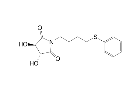 (3R,4R)-3,4-Dihydroxy-1-(4-phenylsulfanylbutyl)pyrrolidine-2,5-dione