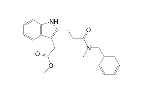 Methyl {2-[2-(benzyl-methyl-carbamoyl)-ethyl]-1H-indol-3-yl}-acetate