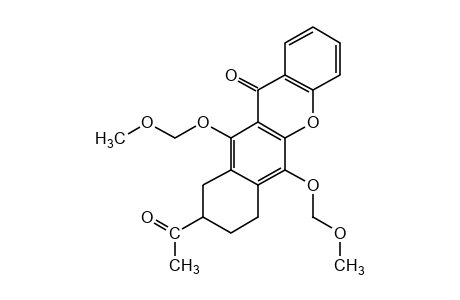 9-acetyl-6,11-bis(methoxymethoxy)-7,8,9,10-tetrahydro-12H-benzo[b]xanthen-12-one