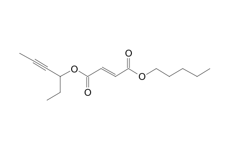 Fumaric acid, hex-4-yn-3-yl pentyl ester