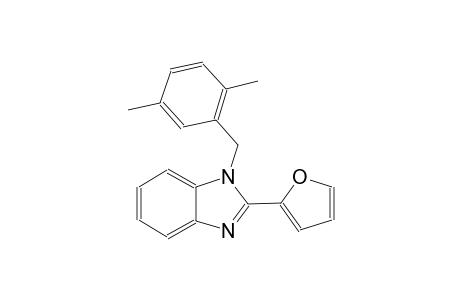 1H-benzimidazole, 1-[(2,5-dimethylphenyl)methyl]-2-(2-furanyl)-