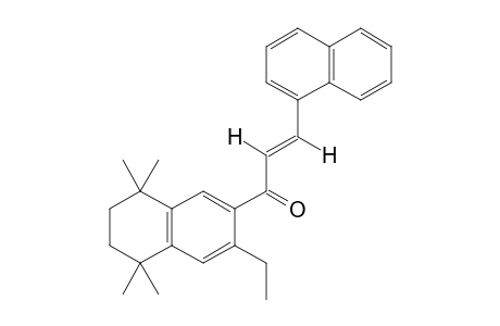 trans-3'-ethyl-3-(1-naphthyl)-5',6',7',8'-tetrahydro-5',5',8',8'-tetramethyl-2'-acrylonaphthone