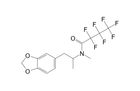 N-(1-(benzo[d][1,3]dioxol-5-yl)propan-2-yl)-2,2,3,3,4,4,4-heptafluoro-N-methylbutanamide