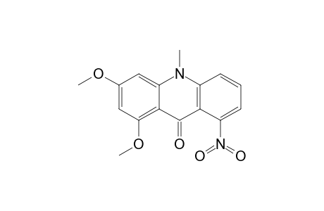 N-hydroxy-9-keto-6,8-dimethoxy-10-methyl-acridin-1-amine oxide