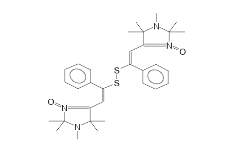 BIS[2-(1,2,2,5,5-PENTAMETHYL-3-IMIDAZOLINE-3-OXIDE-4-YL)-1-PHENYLVINYL]DISULPHIDE