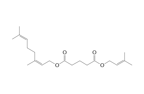 Glutaric acid, 3-methylbut-2-en-1-yl neryl ester