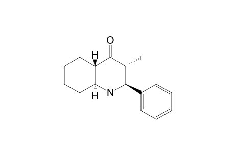 (2S,3R,4aS,8aS)-3-methyl-2-phenyl-2,3,4a,5,6,7,8,8a-octahydro-1H-quinolin-4-one