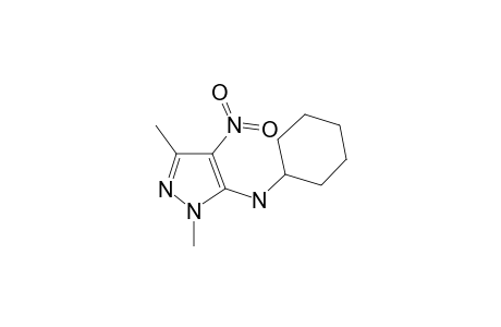 Pyrazole, 5-cyclohexylamino-1,3-dimethyl-4-nitro-