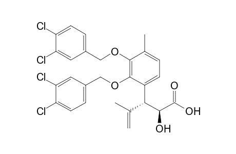 (2S,3R)-3-[2,3-Bis(3,4-dichlorobenzyloxy)-4-methylphenyl]-2-hydroxy-4-methylpent-4-enoic acid