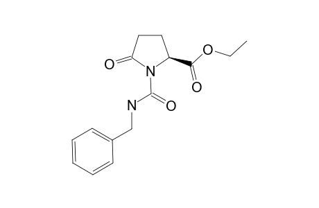 (2S)-ETHYL-1-BENZYLCARBAMOYL-5-OXOPYRROLIDINE-2-CARBOXYLATE