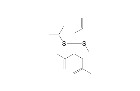 4-isopropylthio-7-methyl-4-methylthio-5-(1-propen-2-yl)-1,7-octadiene