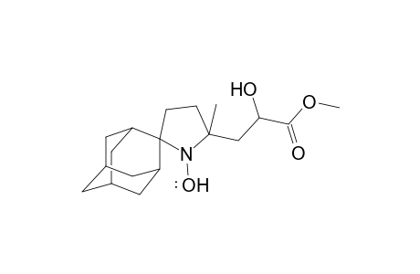 2-Hydroxy-3-{1-oxyl-5-methylspiro(pyrrolidin-2,2'-tricyclo[3.3.1.1(3,7)]decan-5-yl}propionic acid methyl ester