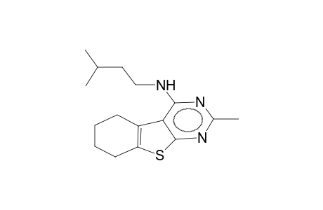 2-Methyl-4-isopentylamino-5,6-tetramethylenopyrimidino[4,5-B]thiophene