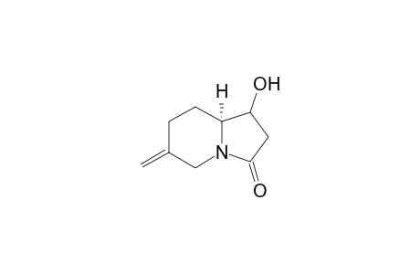 (8aS)-1-hydroxy-6-methylene-hexahydroindolizin-3(5H)-one