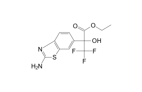 2-(2-Amino-benzothiazol-6-yl)-3,3,3-trifluoro-2-hydroxy-propionic acid ethyl ester