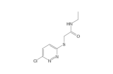 2-[(6-chloro-3-pyridazinyl)thio]-N-ethylacetamide