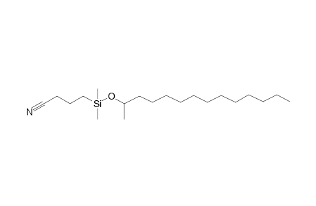 2-Dimethyl(3-cyanopropyl)silyloxytetradecane