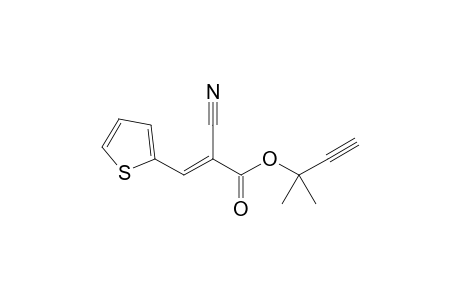 1",1"-Dimethyl-2"-propynyl 2-cyano-3-(2'-thienyl)-2-propenoate