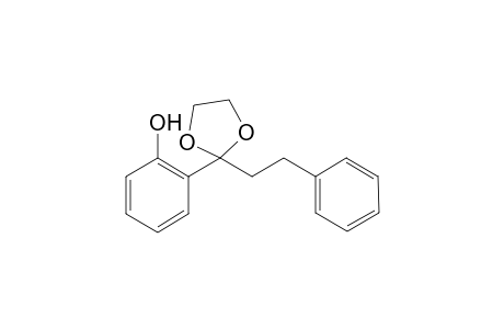 2-(2-phenethyl-1,3-dioxolan-2-yl)phenol