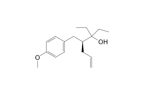 (S)-3-ethyl-4-(4-methoxybenzyl)hept-6-en-3-ol