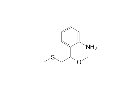 2-[2'-(Methylsulfanyl)-1'-methoxyethyl]-aniline