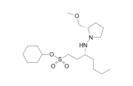 CYCLOHEXYL-(R,S)-(-)-3-[2-(METHOXYMETHYL)-PYRROLIDIN-1-YLAMINO]-HEPTANE-1-SULFONATE