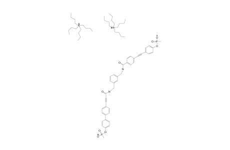 1,3-BIS-[4'-(4''-HYDROXYMETHYLPHOSPHINOYLOXYPHENYLETHYNYL)-BENZOYLAMINOMETHYL]-BENZENE-BIS-TETRABUTYLAMMONIUM-SALT