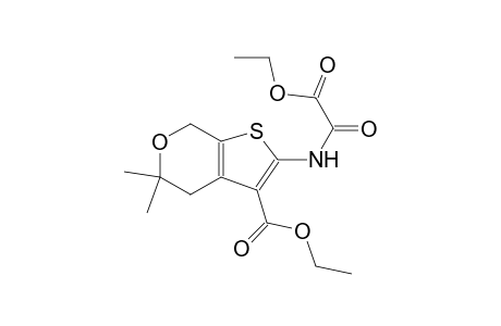 5H-thieno[2,3-c]pyran-3-carboxylic acid, 2-[(2-ethoxy-1,2-dioxoethyl)amino]-4,7-dihydro-5,5-dimethyl-, ethyl ester