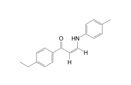 cis-4'-ethyl-3-(p-toluidino)acrylophenone