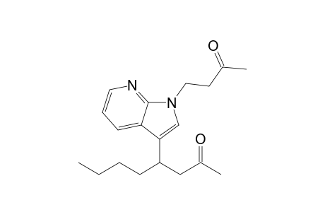 4-[1-(3-Oxobutyl)-1H-pyrrolo[2,3-b]pyridin-3-yl]octan-2-one