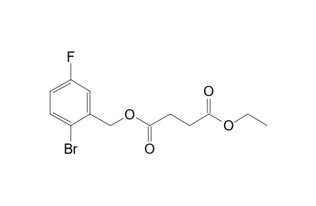 Succinic acid, 2-bromo-5-fluorobenzyl ethyl ester