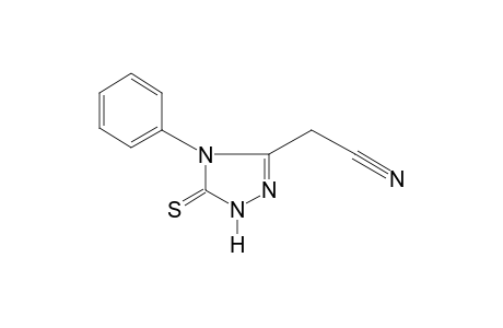 4-phenyl-5-thioxo-delta square-1,2,4-triazoline-3-acetonitrile